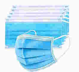 DISPOSABLE SURGICAL MASKS  (BOX OF 50)